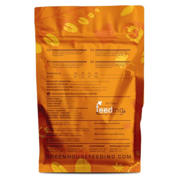 greenhouse powder feeding short flower