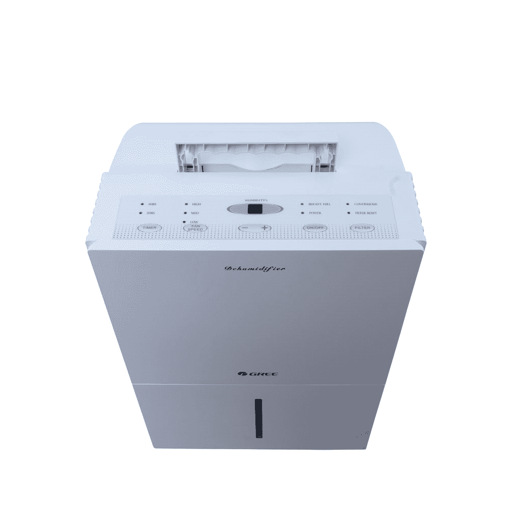 gree dehumidifier top view