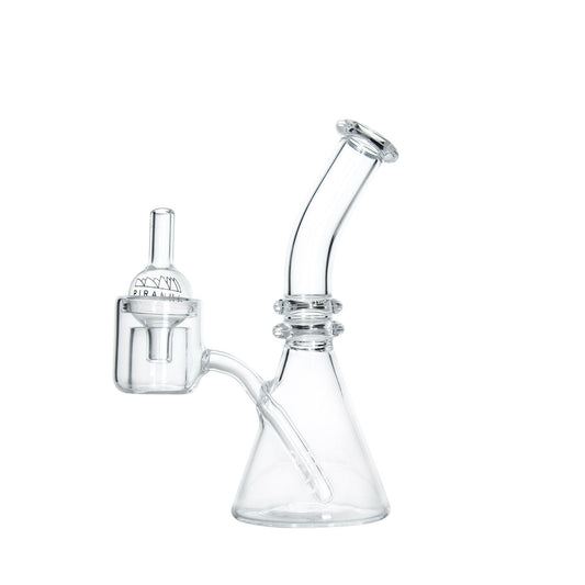 Piranha Quartz Beaker with Thermal Banger and Carb Cap