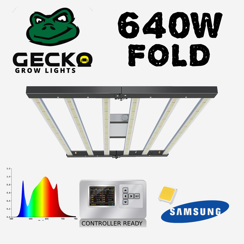 640W GECKO Samsung 6 Bar LED Grow Light