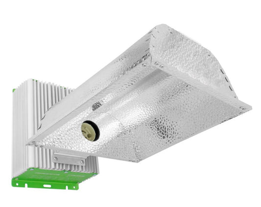 The LUMii Solar 315 is a complete fixture that power 315W ceramic discharge metal-halide (CDM) lamps to give plants the best possible spectrum of light.