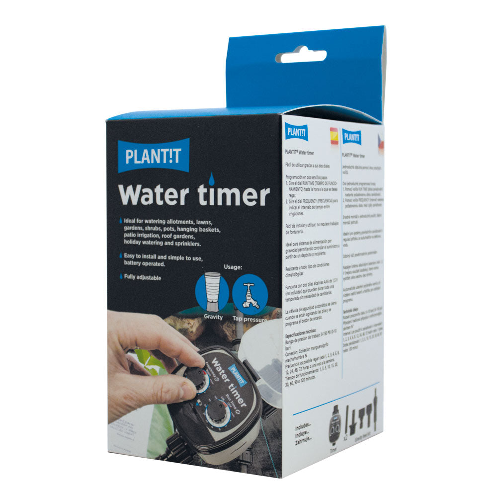 PLANTIT Water Timer - Improve water irrigation managemement with ease. Connect directly to tap or resivour 